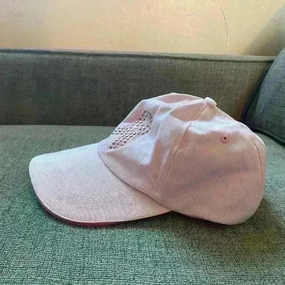 Think Pink Breast Cancer Awareness womens velcrow back ball hat - Picture 4 of 8